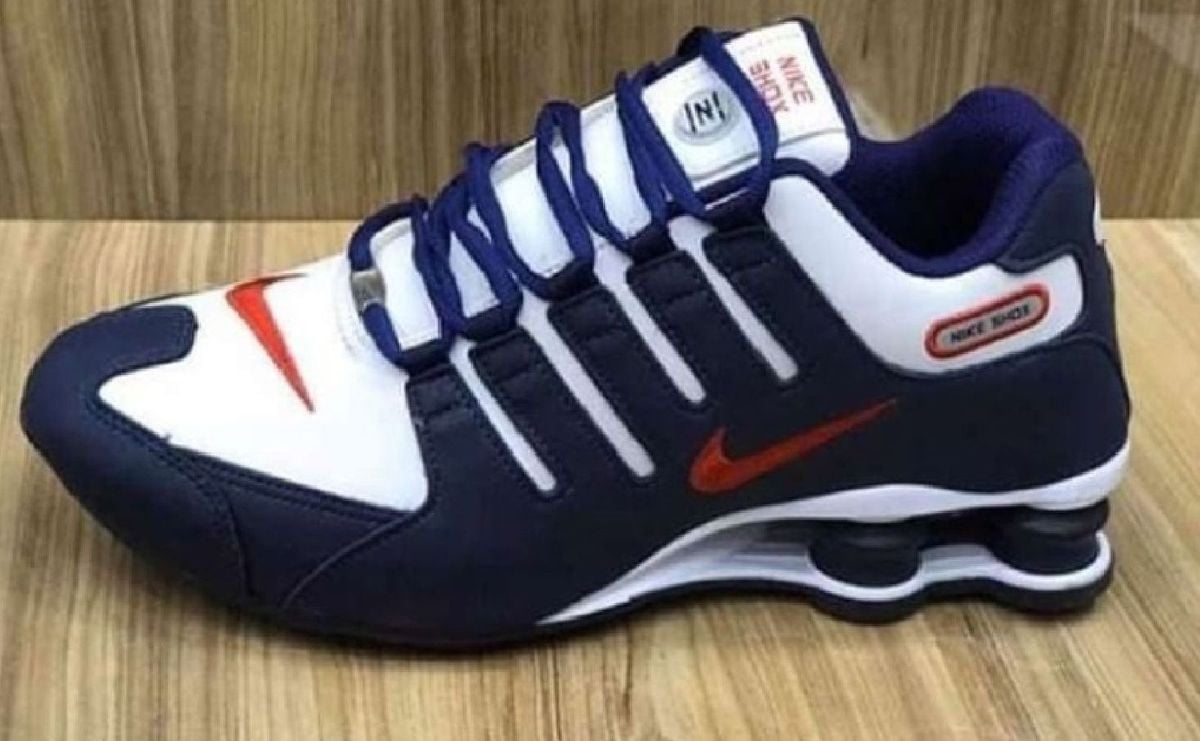 nike shox nz azul