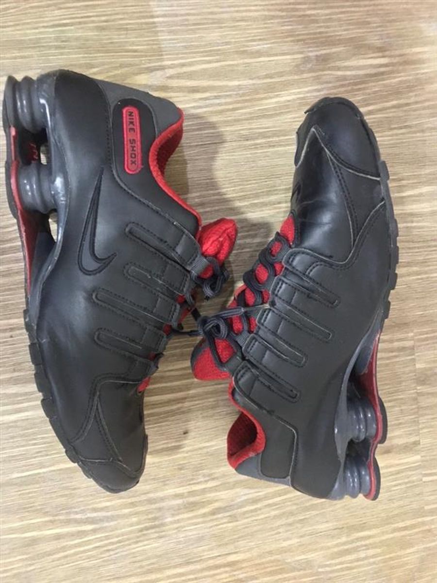 Nike shox nz se preto store e vermelho