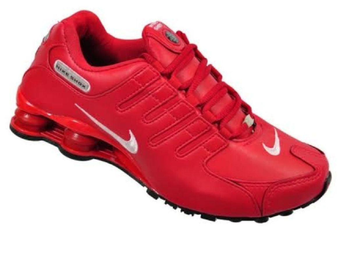 tenis nike shox masculino vermelho