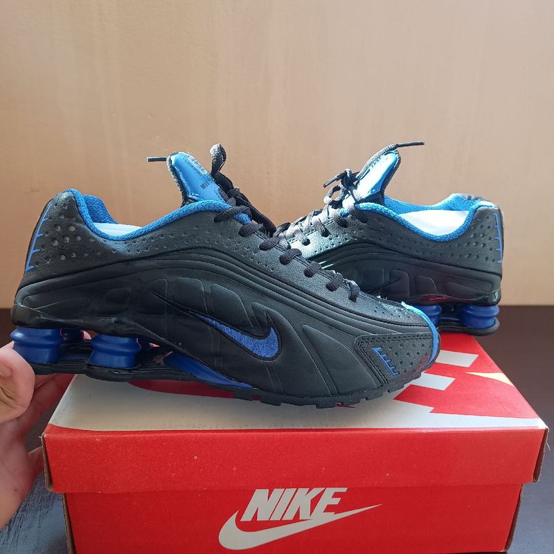 Nike shox cheap r4 uomo blu