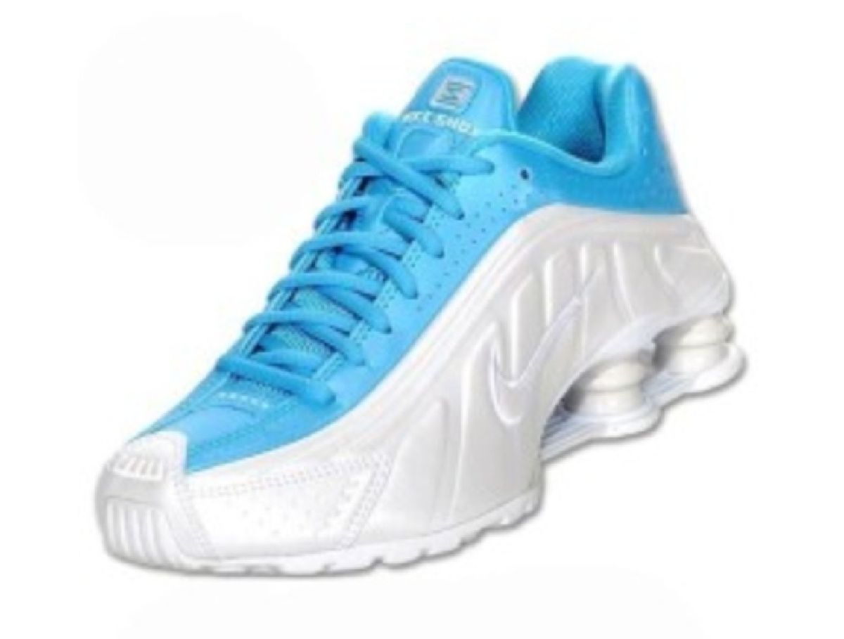 nike branco e azul