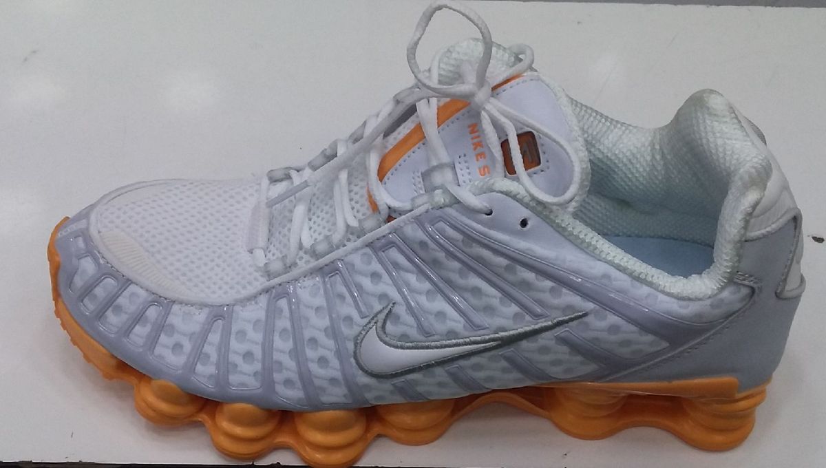 nike shox 12s molas laranja