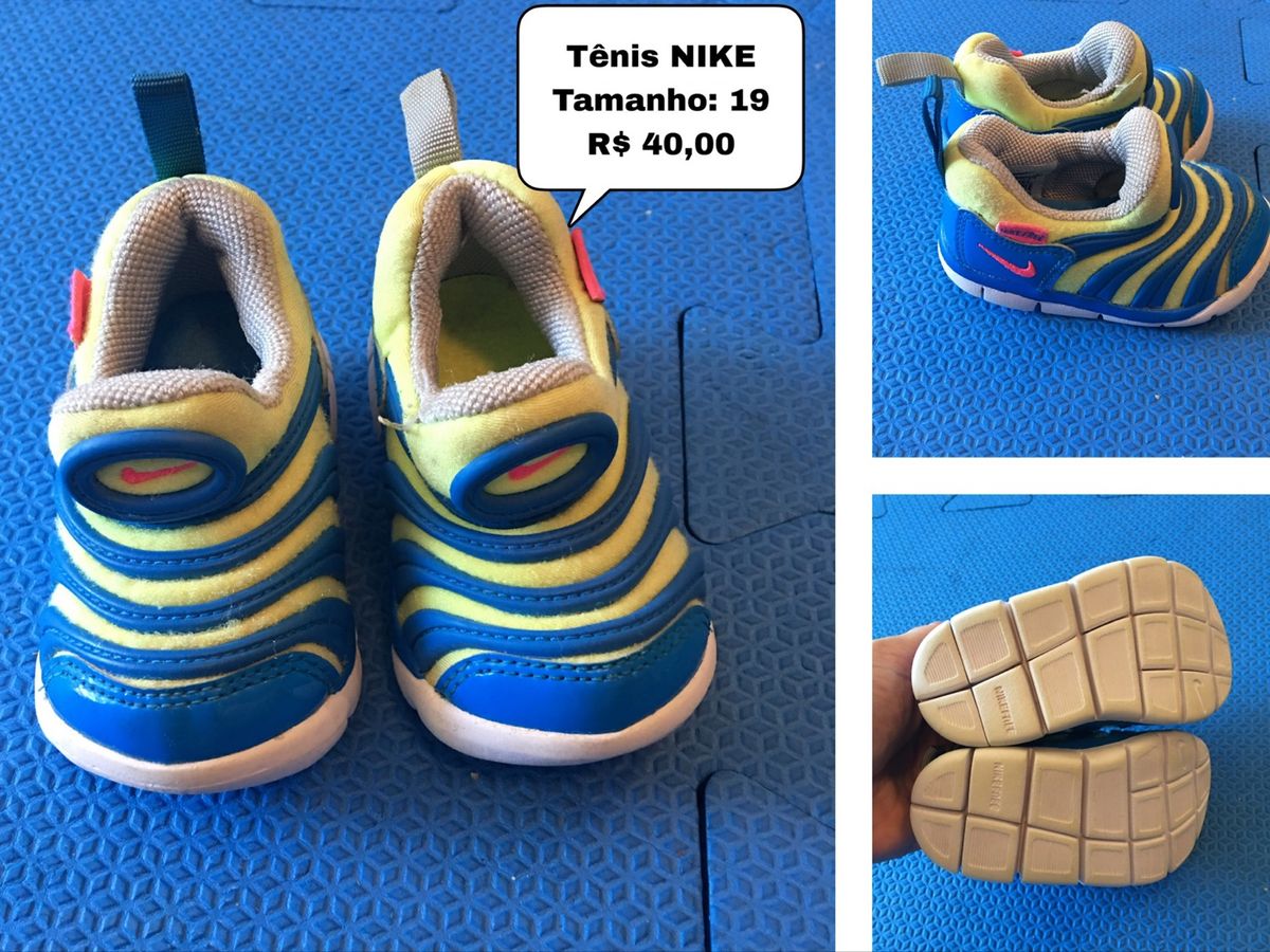 nike tamanho 19