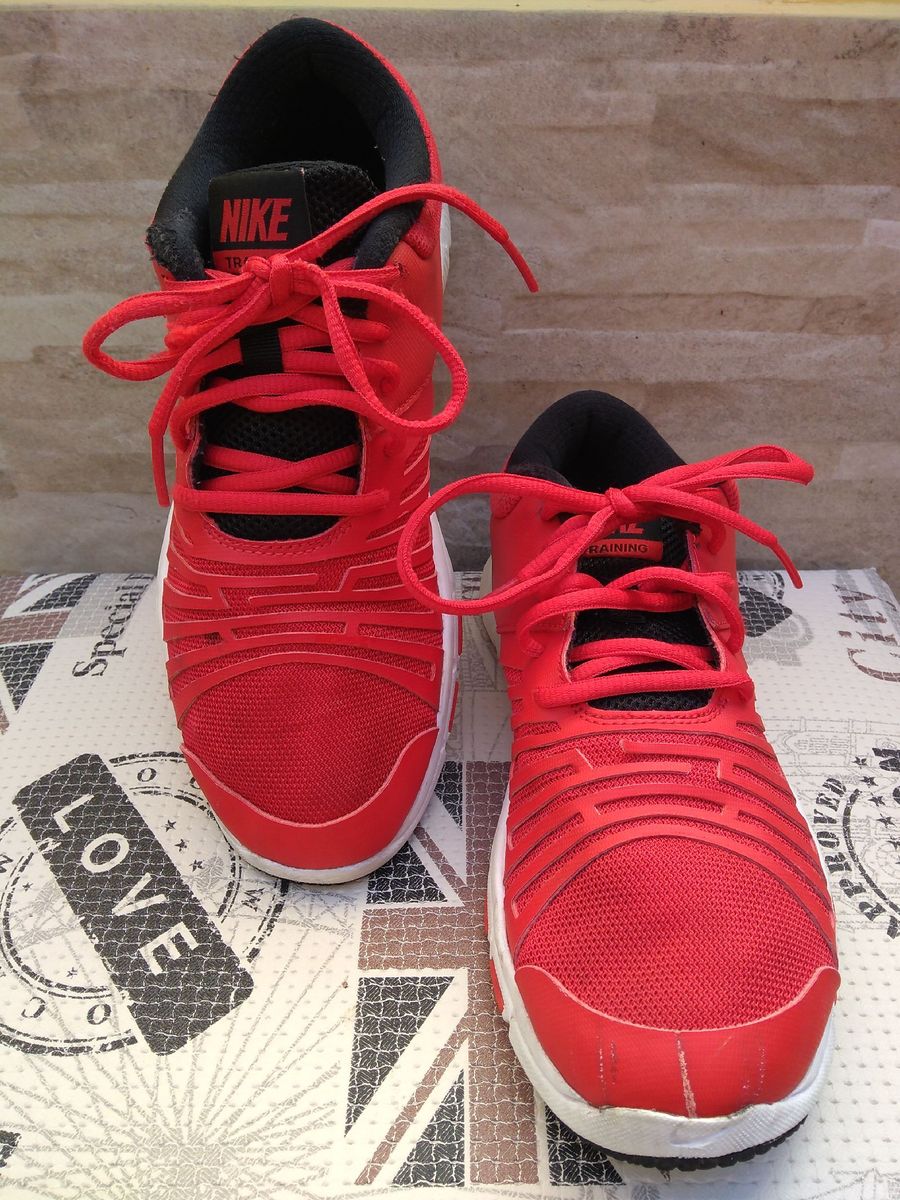 tenis nike training vermelho