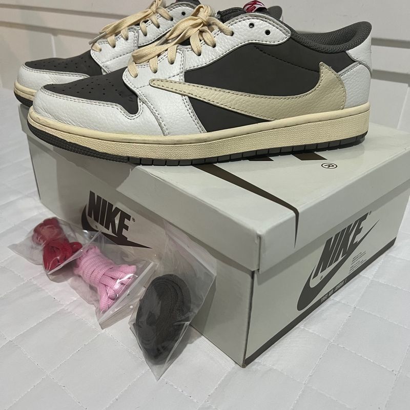 Tênis Nike Travis Scott X Air Jordan Low Og Reverse Mocha Nike