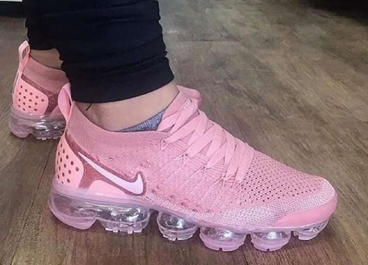 Tenis vapormax hot sale feminino rosa