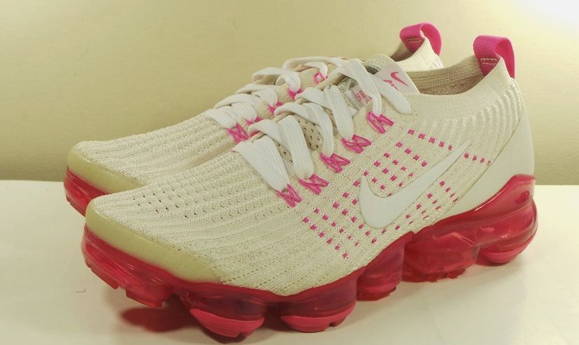 Tênis Nike Vapormax Rosa e Branco | Tênis Feminino Nike Usado 139295548 ...