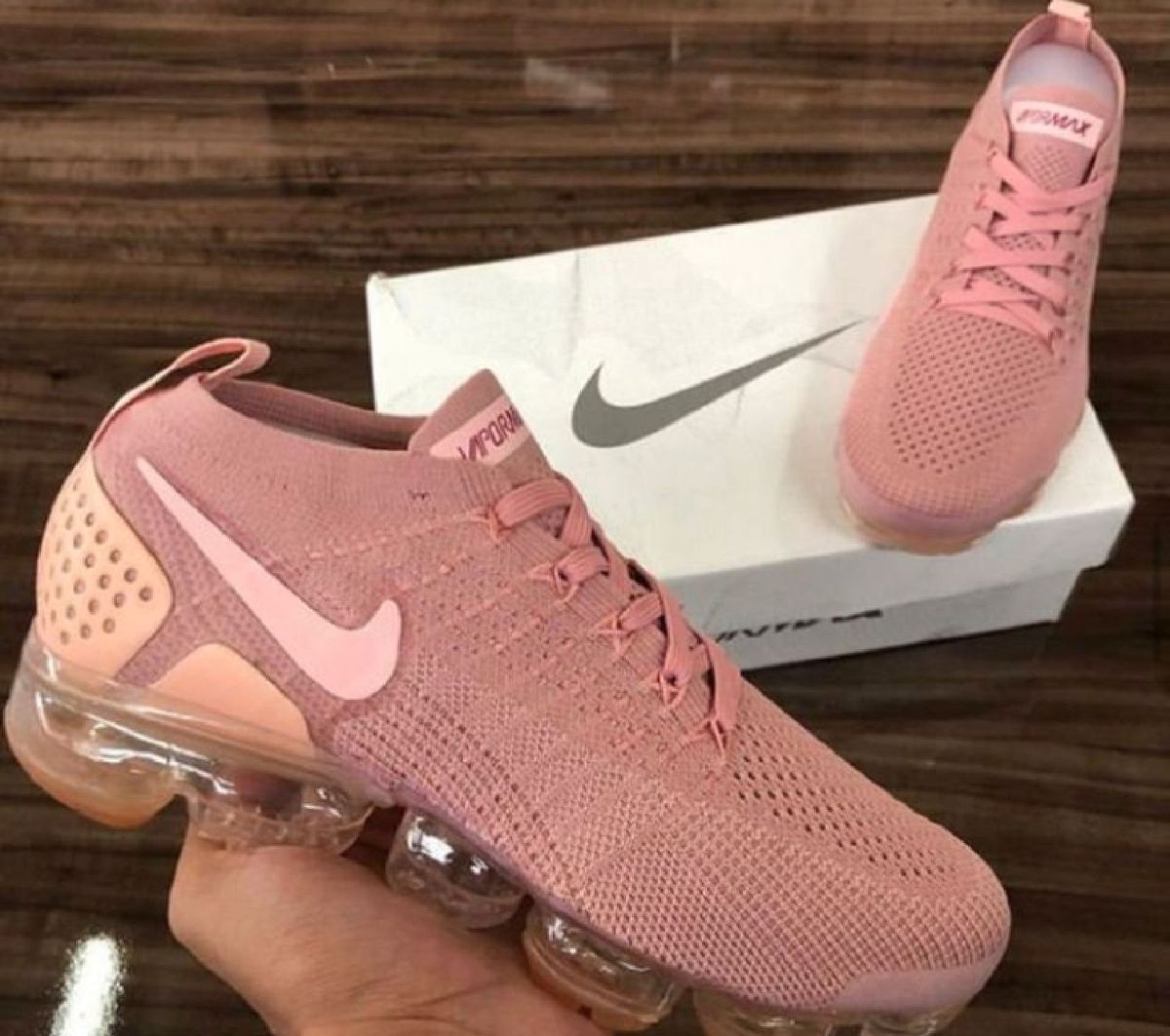 nike vapormax rosa feminino