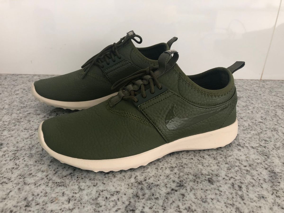 tenis nike feminino verde militar