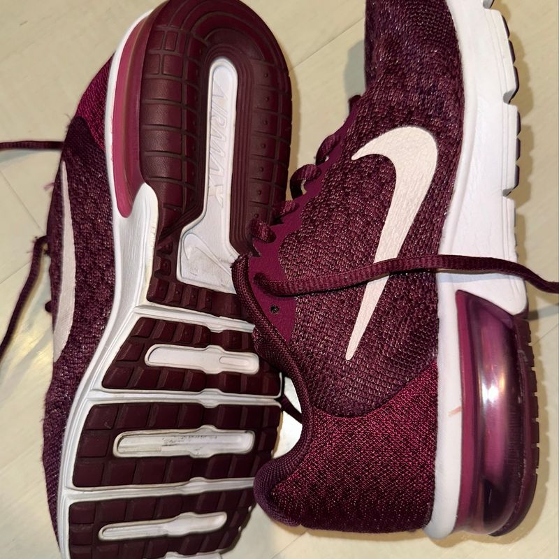 Tênis Nike Vinho Original Nike Air Max Usado 103389611 enjoei