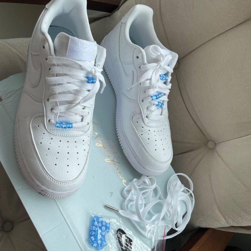 Tênis Nike X Nocta Air Force 1 Low White Love You Forever By