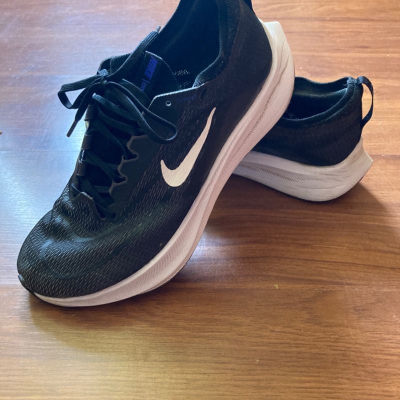 Nike zoom fly store black on feet