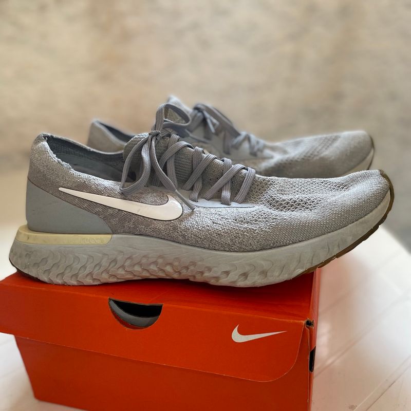 Nike flyknit best sale epic react grey