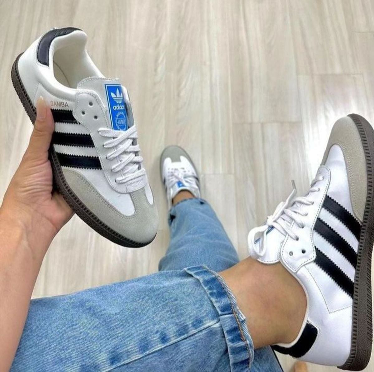 Tênis (novo) Adidas Samba Og Feminino Estiloso Confortável Tendência ...