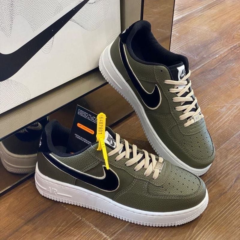 Tênis Novo Air Force Verde Militar Nike Air Force Nunca Usado