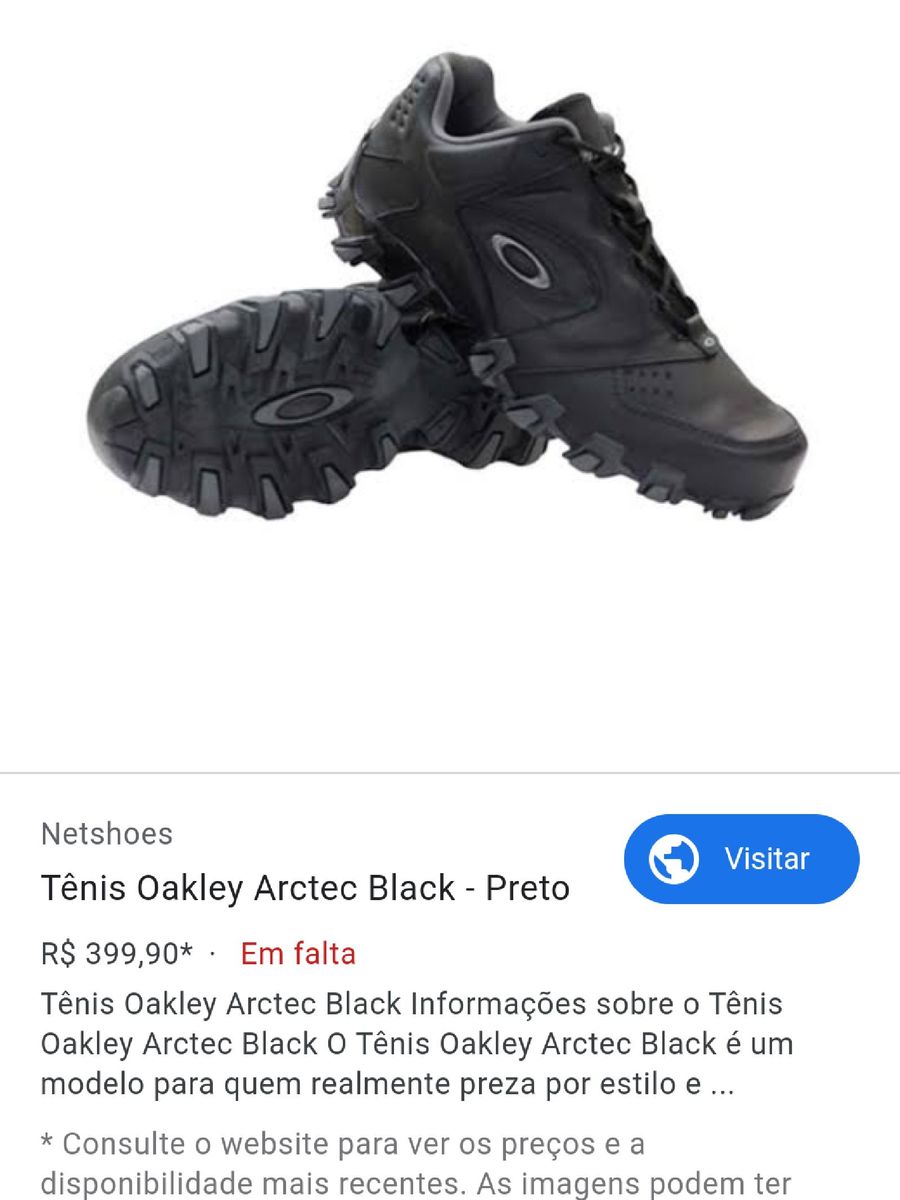 preço do tênis oakley