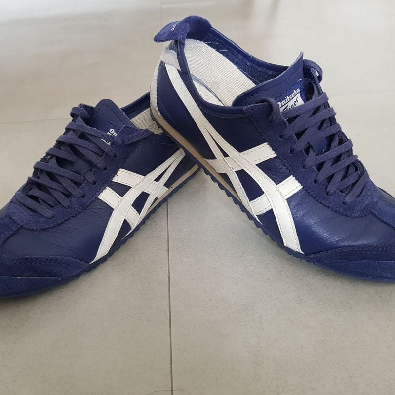 Tênis asics onitsuka 2024 tiger mexico 66 azul