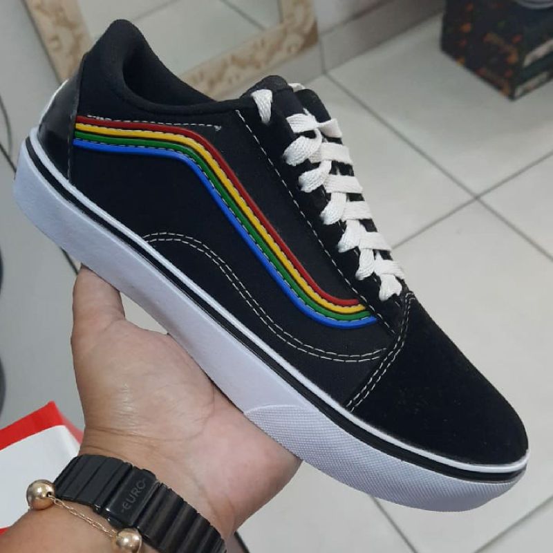 Vans con suela de arcoiris hot sale