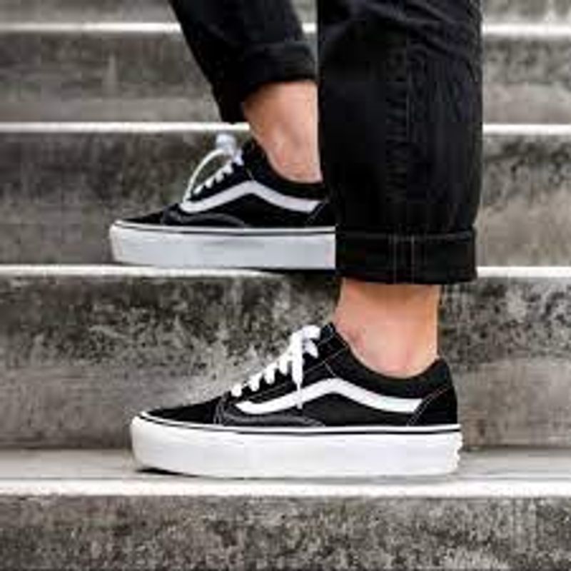 Tenis Old Skool Platform N35 Vans Usado 101999645 enjoei