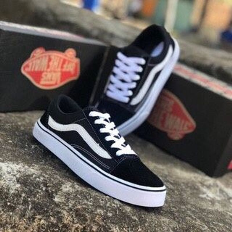 Tenis old skool preto sales feminino