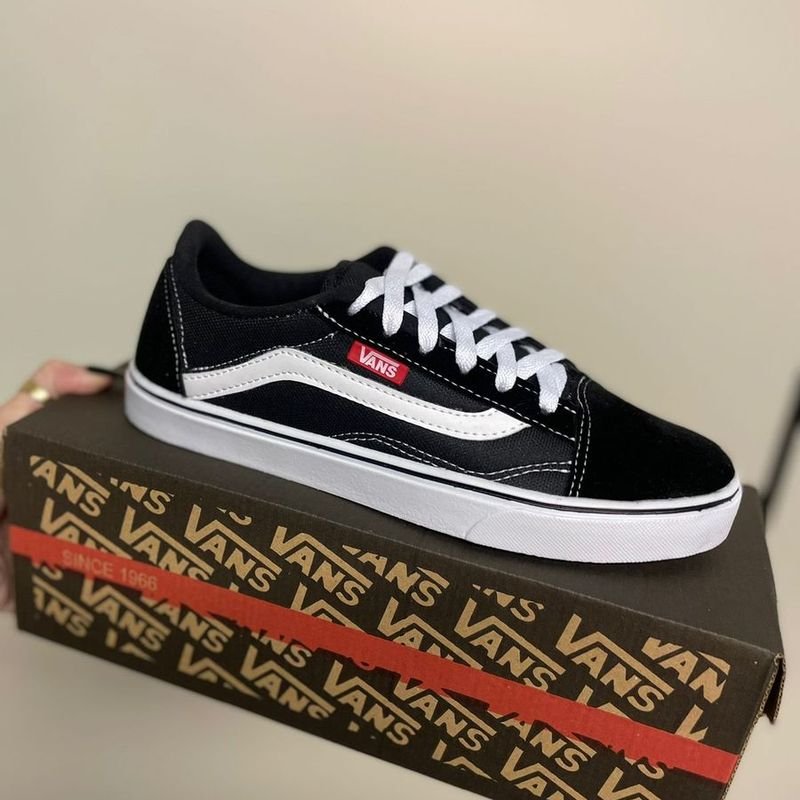 Tenis Vans Old Skool Tradicional Casual Feminino e Masculino Unisex Preto  com Branco 42 | Tênis Masculino Nunca Usado 85796550 | enjoei