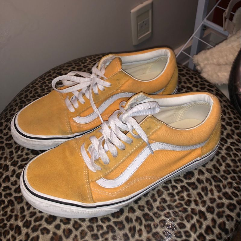 Amarelo Clearance Vans Amarelo Mostarda Vans Feminino Amarelo Em