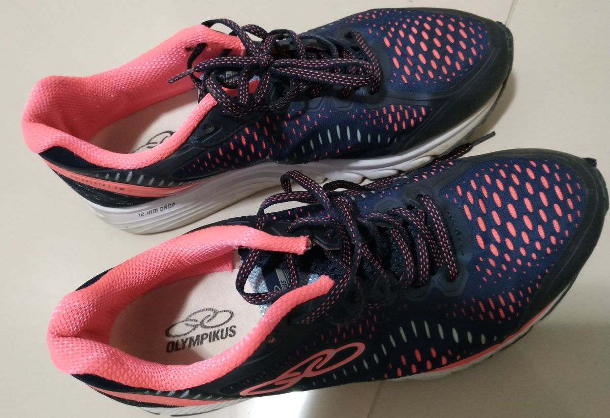 tenis olympikus azul e rosa