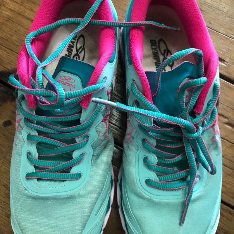 Tênis Olympikus Verde Água Pink Tênis Feminino Olympikus Usado 92026275  enjoei