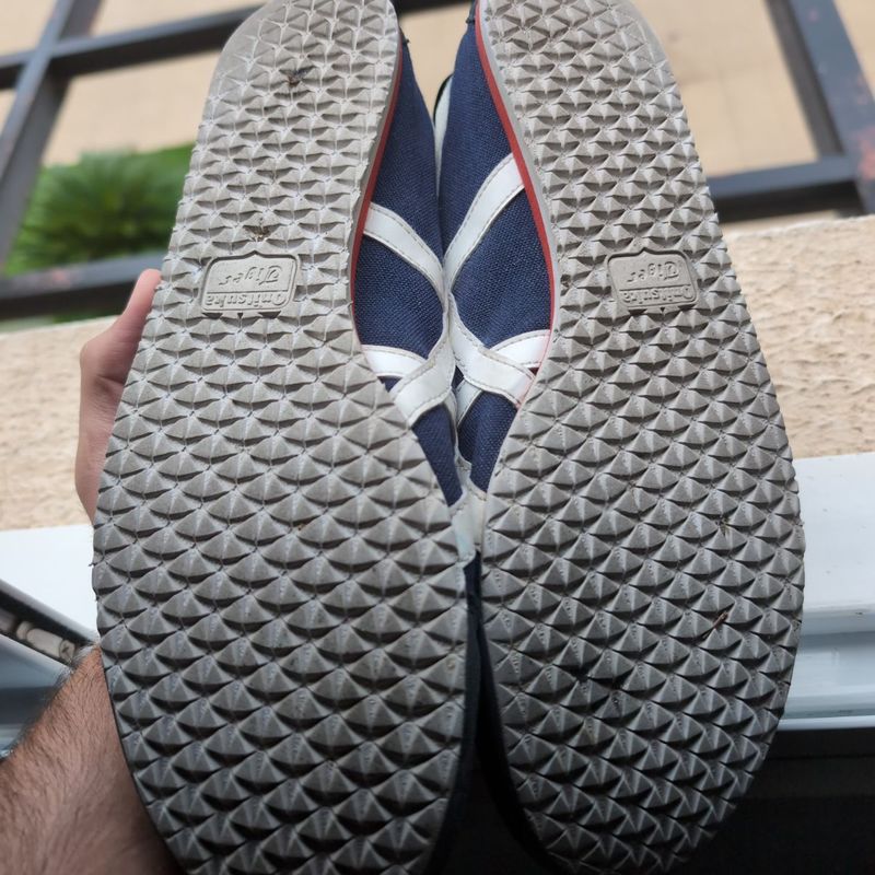 Tênis Onitsuka Tiger Slip On Navy Raro Japão Tam Us11-Br42