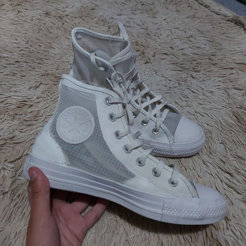 Tenis store converse transparente