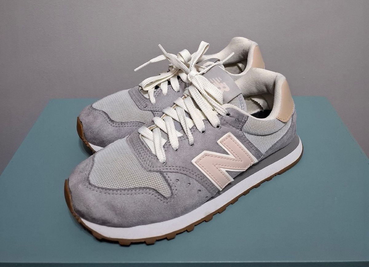 Tenis Original New Balance 500 Feminino Tamanho 35 Na Cor Rosa e Cinza em Otimo Estado New Balance Usado 111912093 enjoei