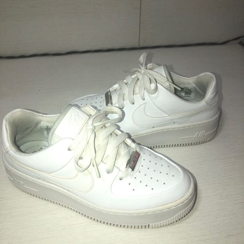 Tênis nike air force 1 sage hot sale lace xx feminino