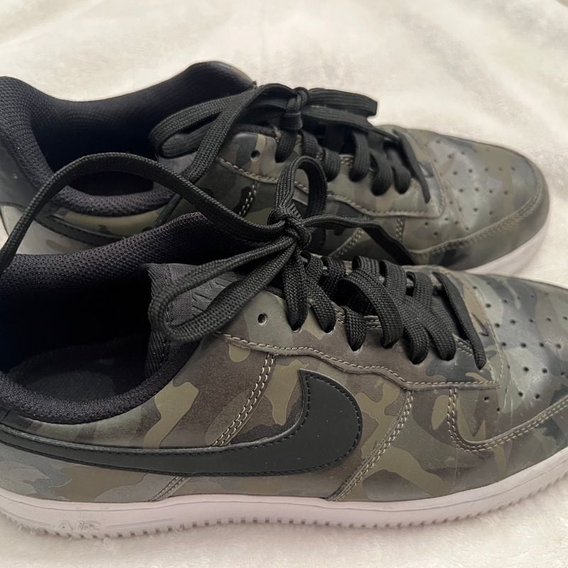 Nike camo sale shoes air force