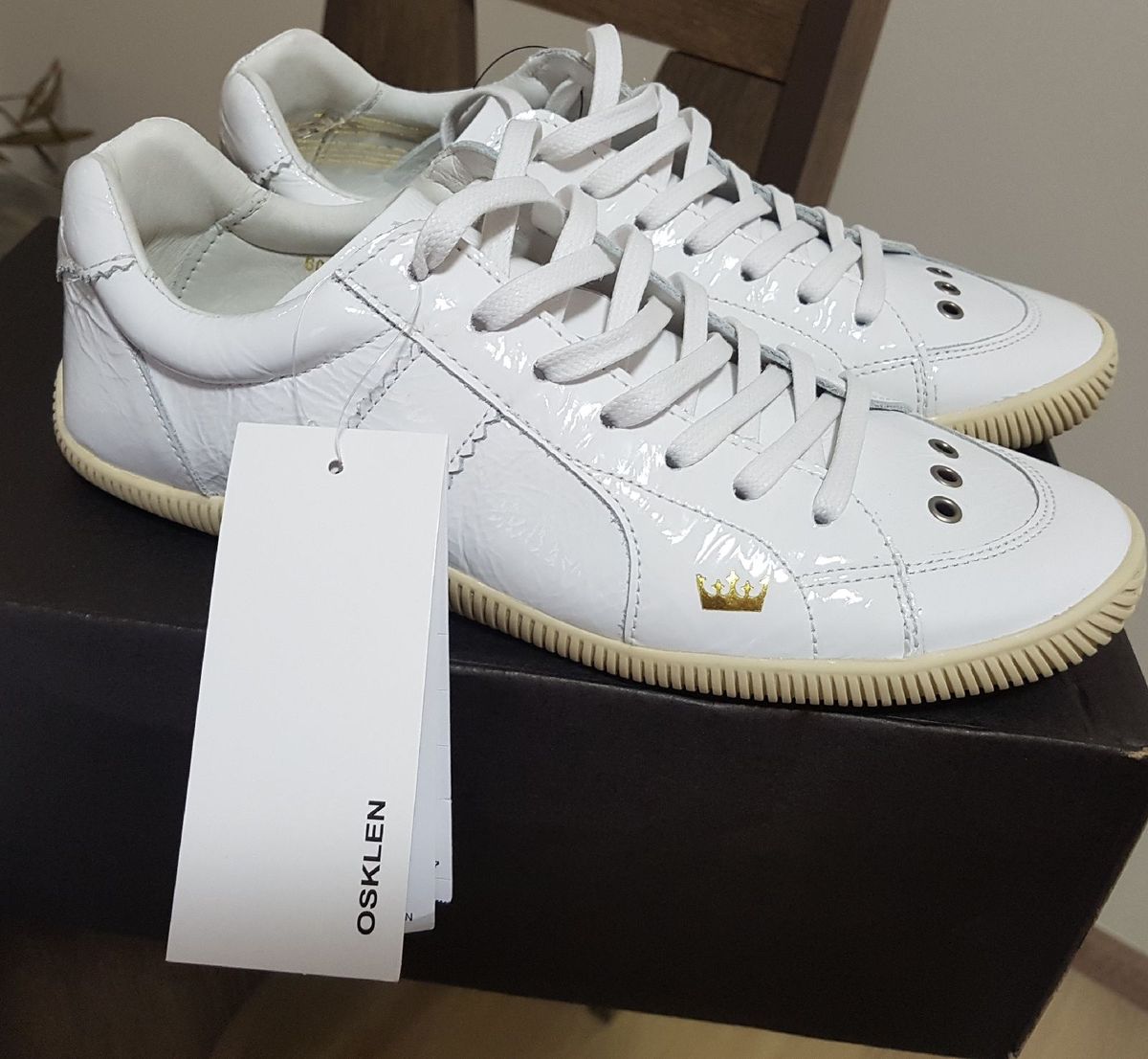 tenis osklen couro feminino