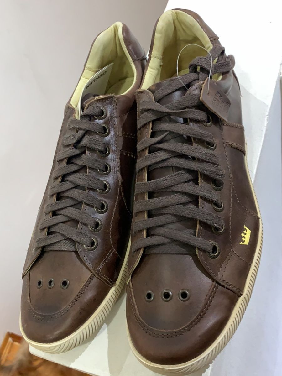 tenis osklen masculino marrom