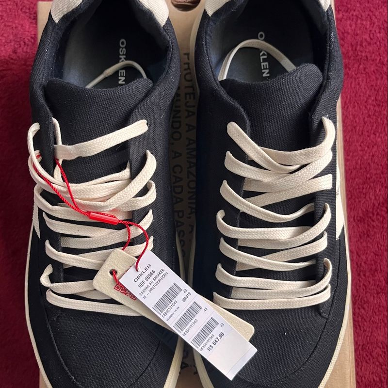 Tênis Osklen Original 43 Sapato Masculino Osklen Nunca Usado