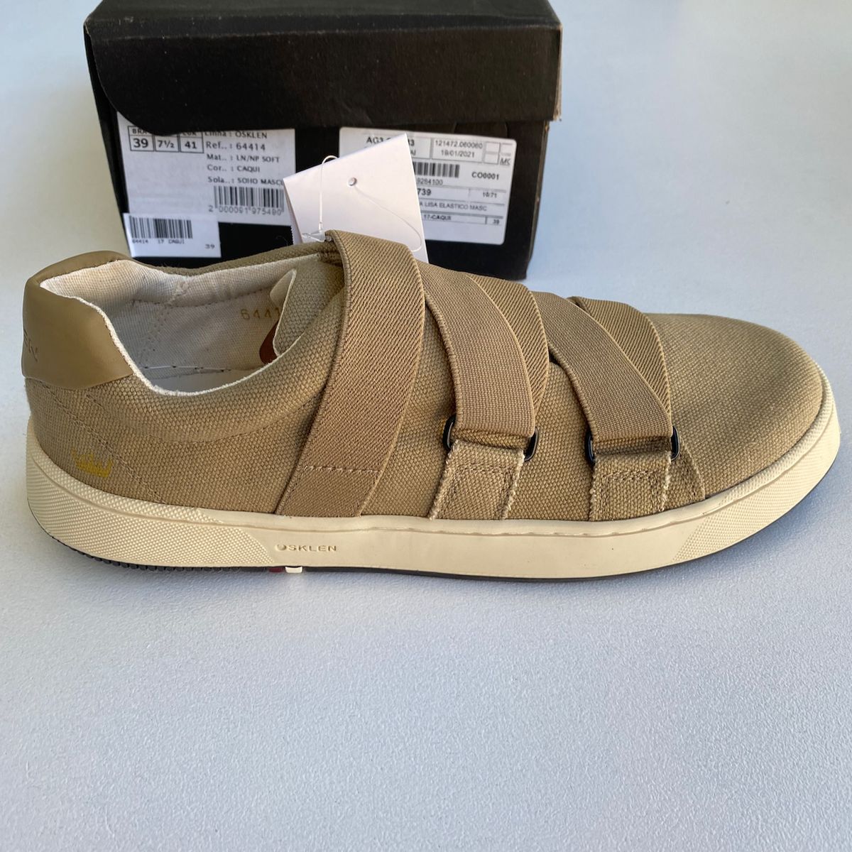 Osklen Soho Lona Lisa Tenis Osklen Elastico Tênis Osklen Soho Em