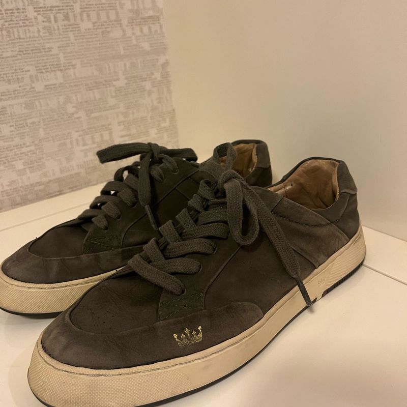 Tênis Osklen Soho Verde Militar Osklen Usado 97045405 enjoei