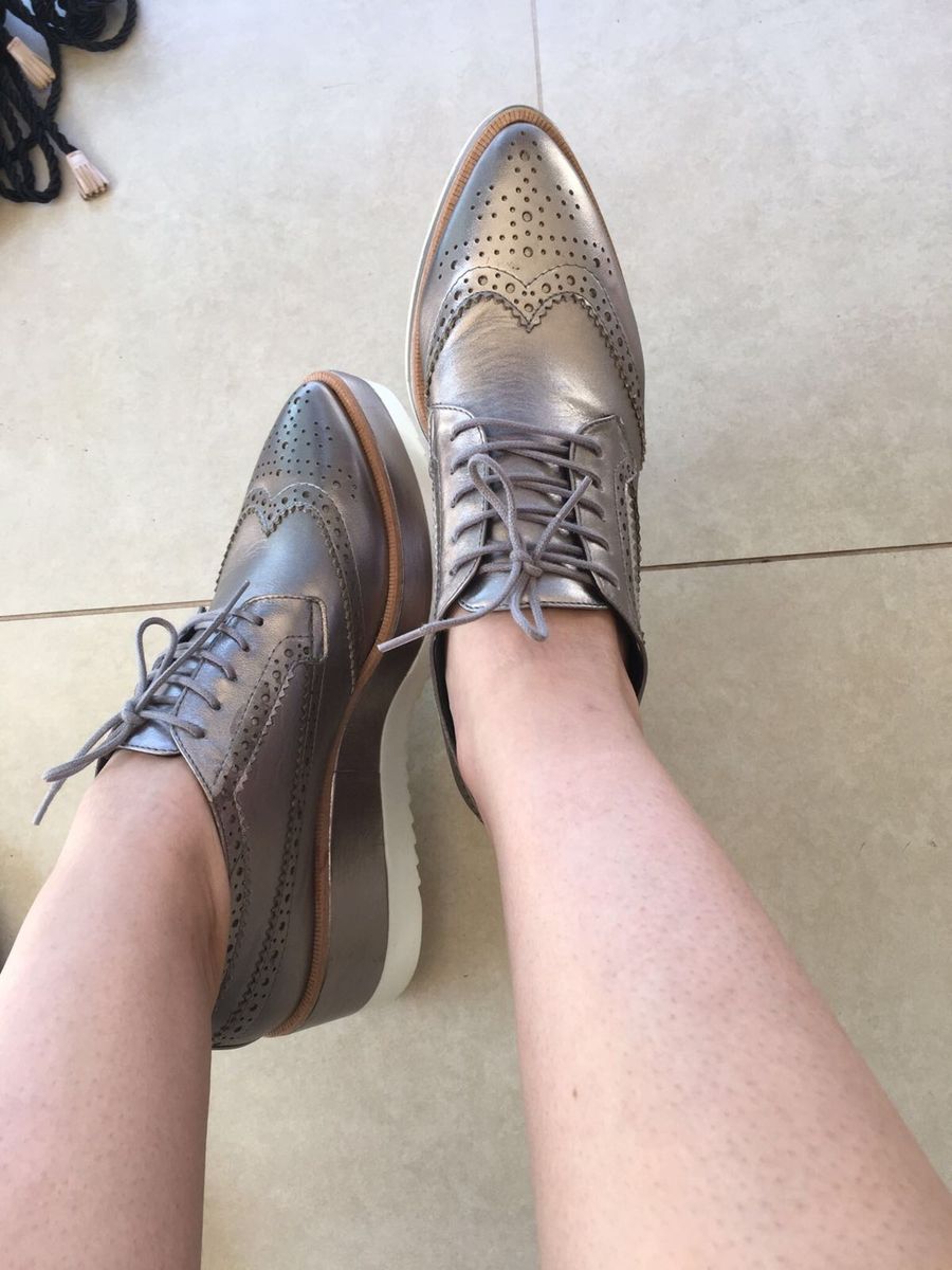 tenis oxford plataforma