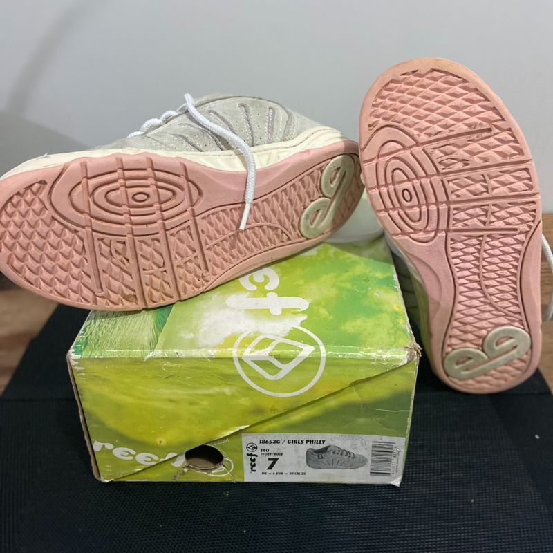 Tênis Philly Reef Feminino Skatista Relíquia Rosa Tênis Feminino Reef  Usado 84298241 enjoei