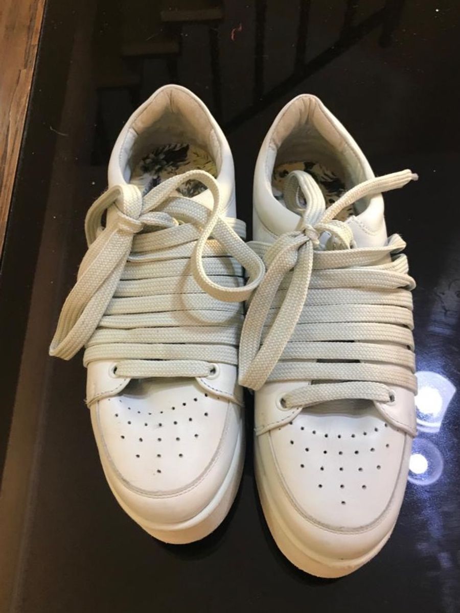 tenis plataforma azul claro