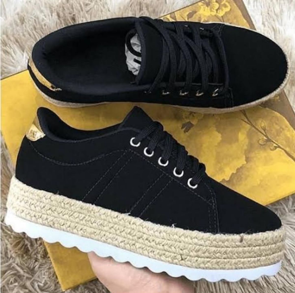 tenis preto plataforma feminino