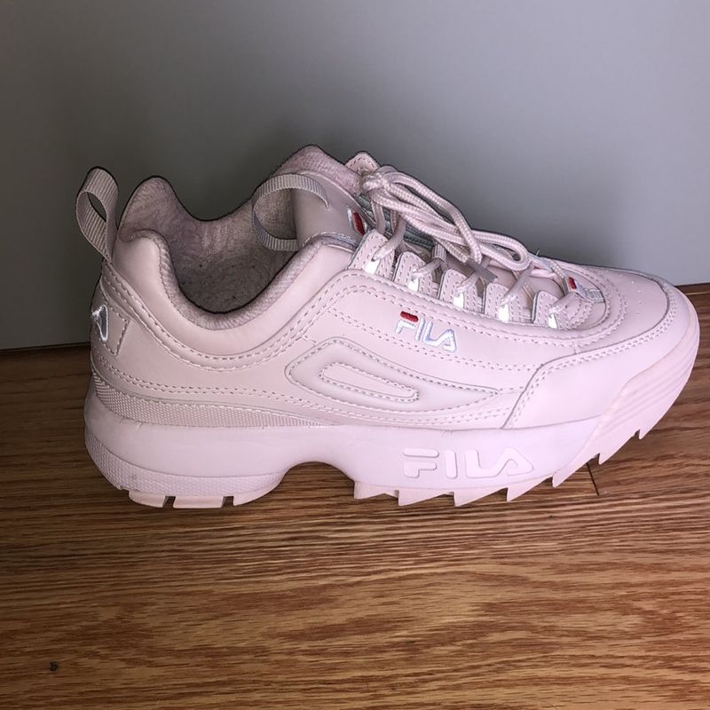 Ténis fila hot sale rosa