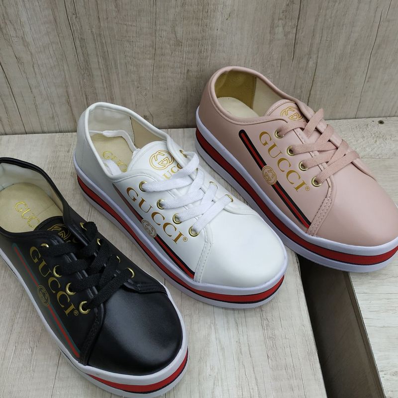 Tênis Feminino sola alta GUCCI sneaker