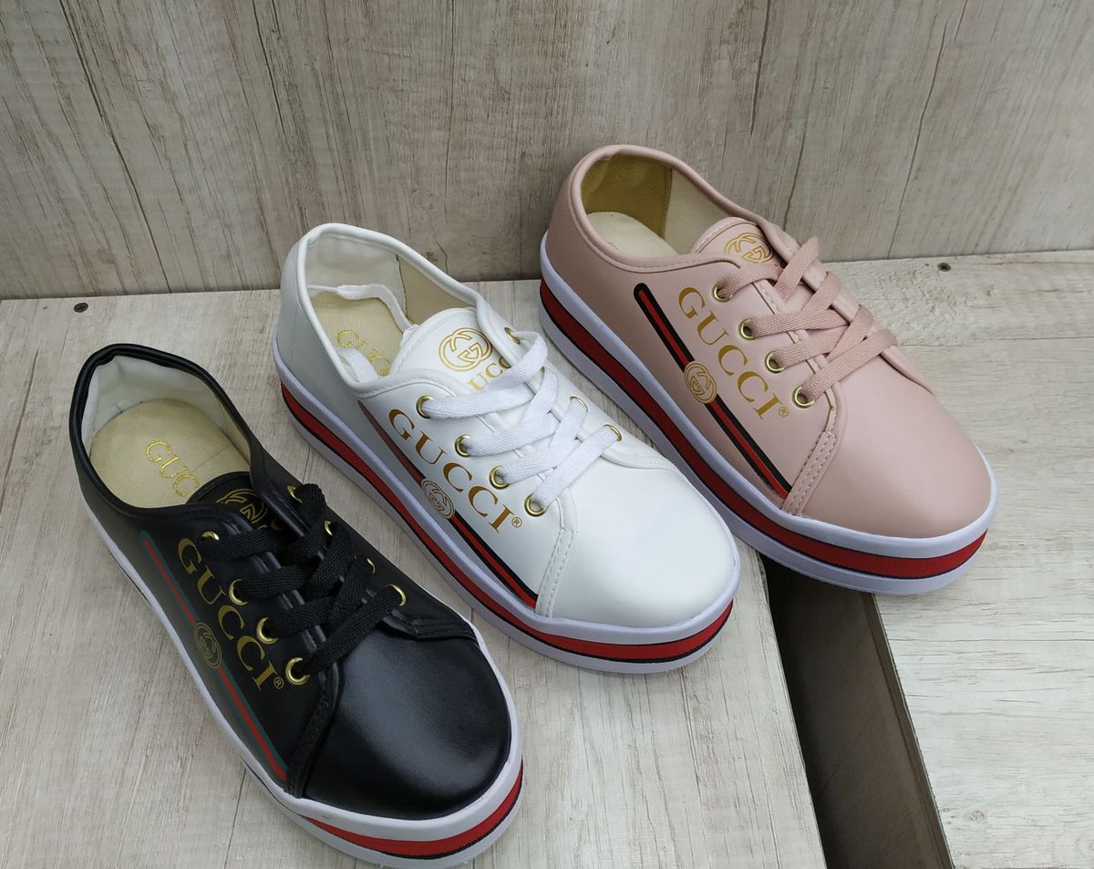 Gucci best sale tenis plataforma