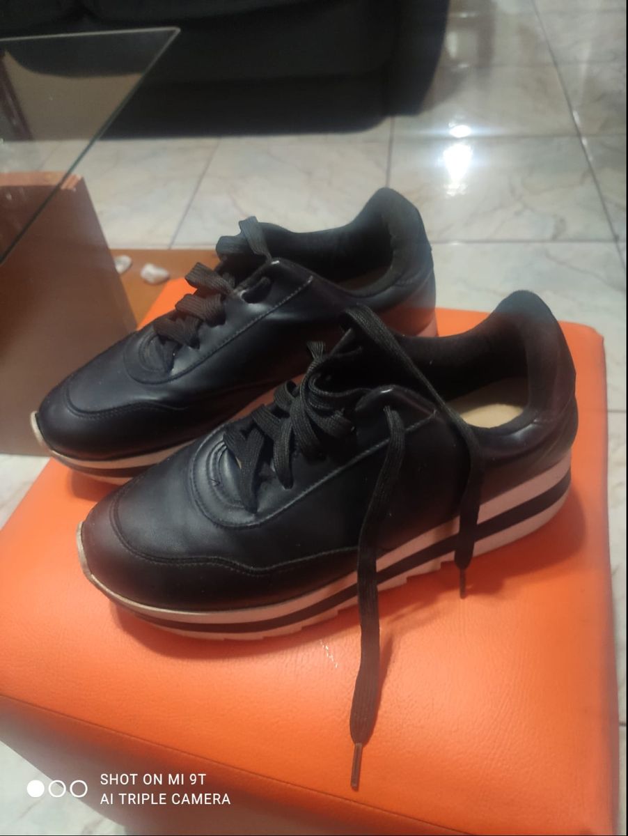 Tenis vizzano plataforma store listrado