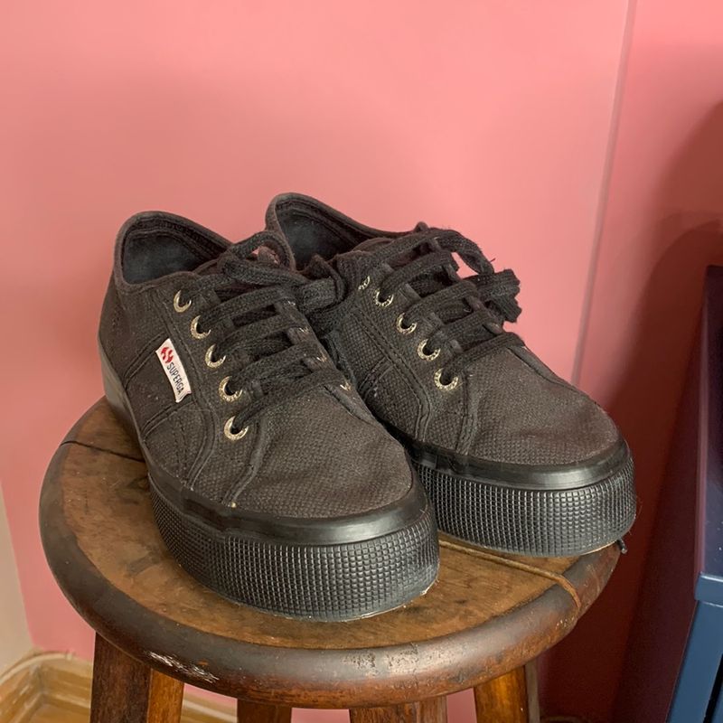 Tênis Plataforma Superga Cotu Classic (35) Superga Usado