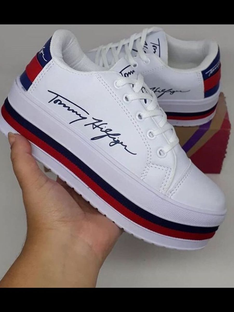 sapatenis feminino tommy hilfiger