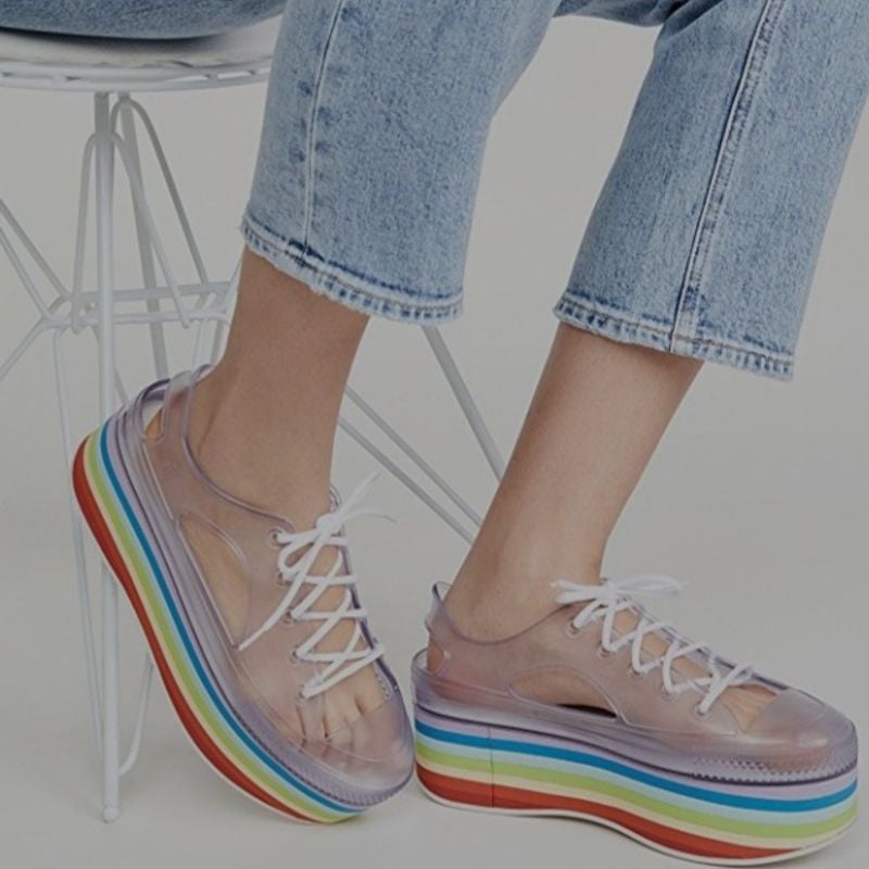 Tenis plataforma sale arco iris