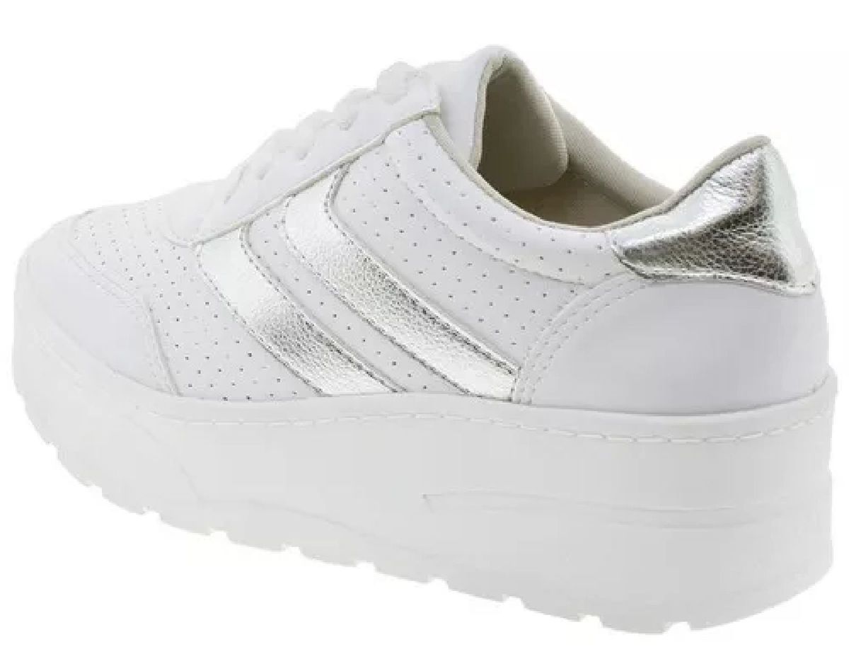 tenis branco via marte plataforma